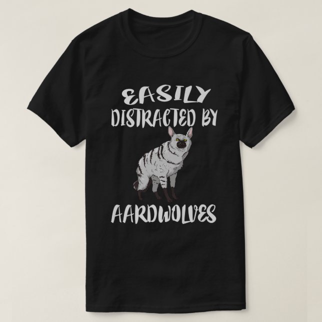 Camiseta Deslocado Facilmente Por Aardwolves Aardwolf Anima (Frente do Design)