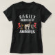 Camiseta Deslocado Facilmente Por Animais, Cão De Gato (Frente do Design)