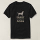 Camiseta Deslocado Facilmente Por Cães - Impressão de Distâ (Frente do Design)
