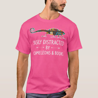 Camiseta Deslocado Facilmente Por Livros De Cameleons, Love