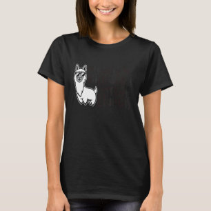 Camiseta Deslocado Facilmente Por Llamas Cute Animal For Me