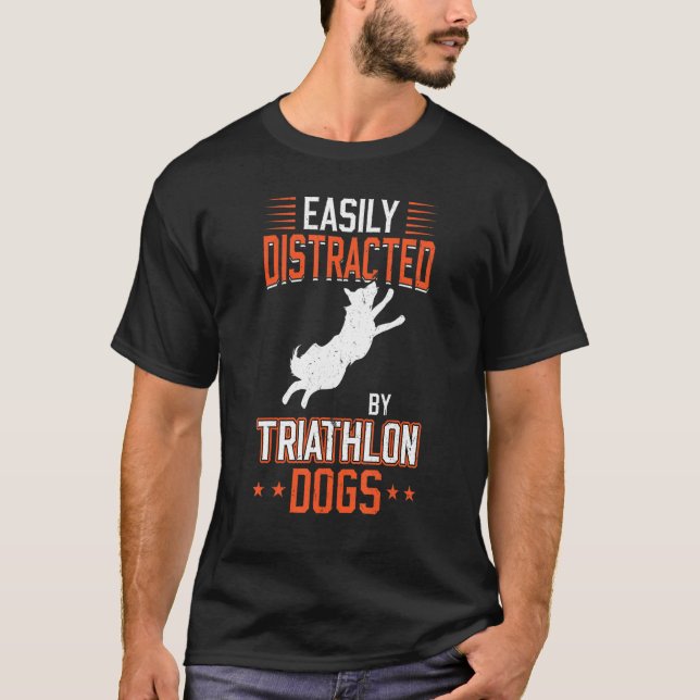 Camiseta Deslocado Facilmente Por Triathlon Dock Diving (Frente)