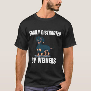 Camiseta Deslocado Facilmente Por Weiners Dachshund