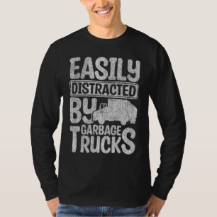 Camiseta Deslocados Facilmente Por Caminhões De Lixo Despej