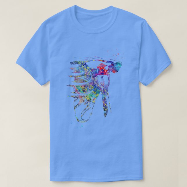 Camiseta Deslocalização do ombro 1 (Frente do Design)