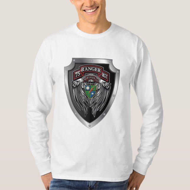 Camiseta Deslocamento Regional de 75° Ranger STB Bat Magníf (Frente)