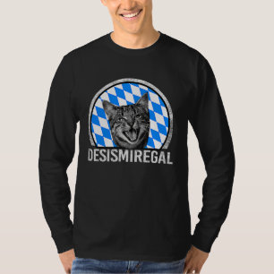 Camiseta Desmiregal T com texto em alemão Des é indiferent