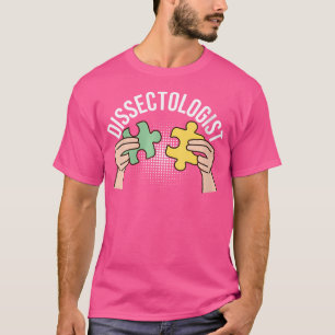 Camiseta Desmontadora Feminina Jogo de Tabuleiro Quebra-Cab