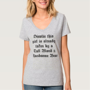 Camiseta Désolée this girl…