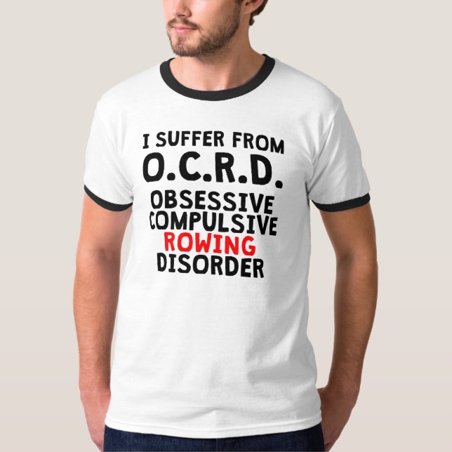 Camiseta Desordem obsessionante do enfileiramento (Frente)