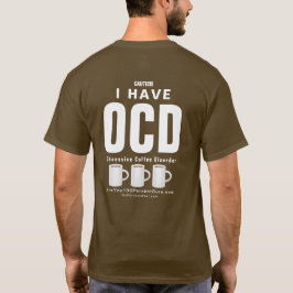 Camiseta Desordem obsessiva do café de OCD