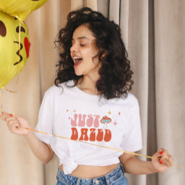 Camiseta Desorientada e Comprometida Festa de Noivado Retro