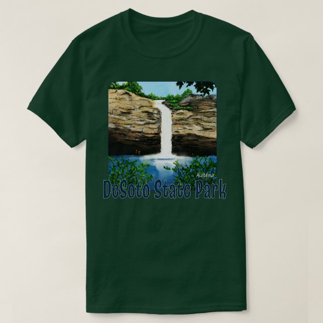 Camiseta DeSoto State Park Alabama (Frente do Design)