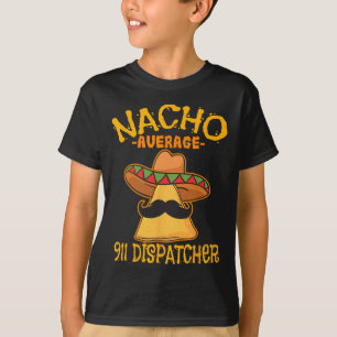 Camiseta Despachante de 911 médio Nacho Mensageiro Mexicano