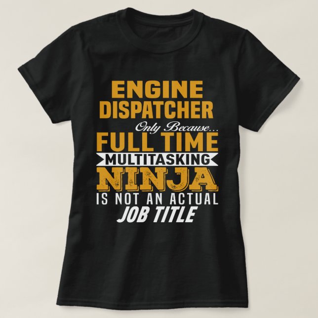 Camiseta Despachante de mecanismo (Frente do Design)