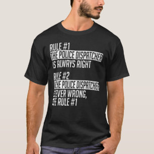Camiseta Despachantes de Roupa da Polícia