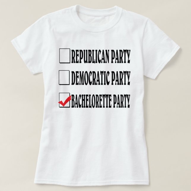 Camiseta Despedida de solteira (Frente do Design)