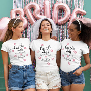 Camiseta Despedida de Solteira Beijo a Senhorita Tchau