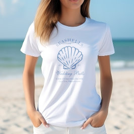 Camiseta Despedida de Solteira Conchas Marinhas e Sininhos 