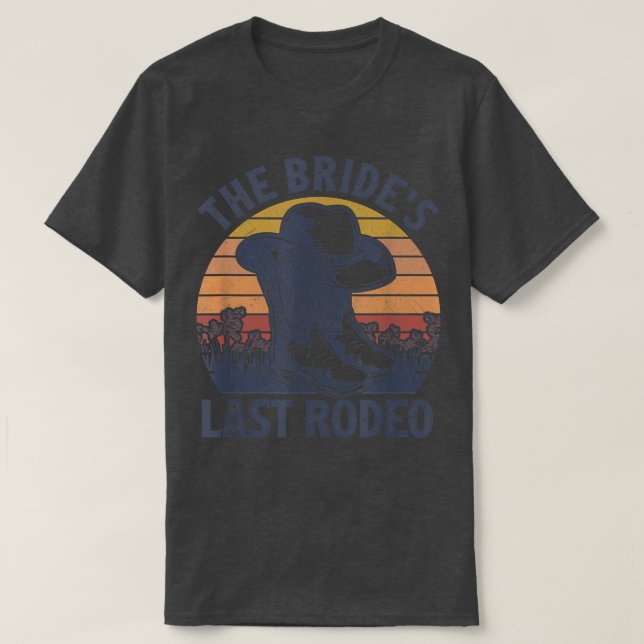 Camiseta Despedida de Solteira Divertida Rodeio Final da No (Frente do Design)