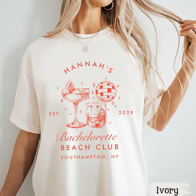 Camiseta Despedida de Solteira Listras Laranja e Azul Moder (Criador carregado)
