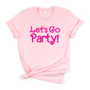 Camiseta Despedida de Solteira Rosa na Moda Vamos à Festa