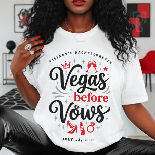 Camiseta Despedida de Solteira Vegas Antes dos Votos