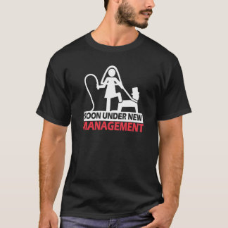 Camiseta Despedida de Solteiro Casamento Sob Nova Administr