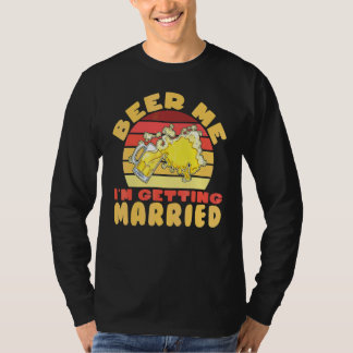 Camiseta Despedida de Solteiro Cerveja de Solteiro Me Estou