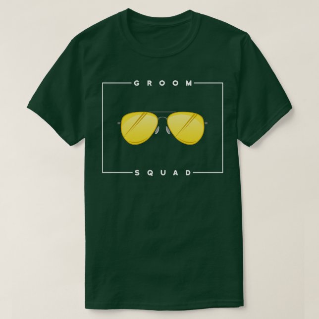 Camiseta Despedida de Solteiro com Óculos (Frente do Design)