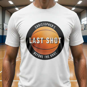 Camiseta Despedida de Solteiro de Basquete Último Tiro Ante