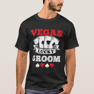 Camiseta Despedida de Solteiro em Vegas Casado em Vegas Esq
