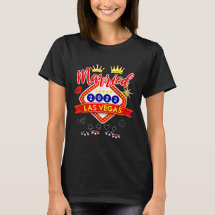 Camiseta Despedida de Solteiro em Vegas Casado em Vegas Noi