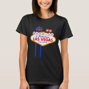 Camiseta Despedida de Solteiro em Vegas Casado em Vegas Noi