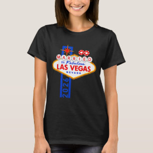 Camiseta Despedida de Solteiro em Vegas Casado em Vegas Noi
