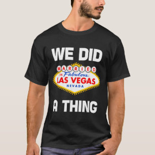 Camiseta Despedida de Solteiro em Vegas Casado em Vegas Noi