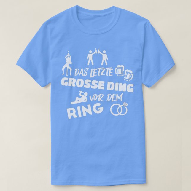 Camiseta Despedida de solteiro Homens do JGA Festa de diver (Frente do Design)