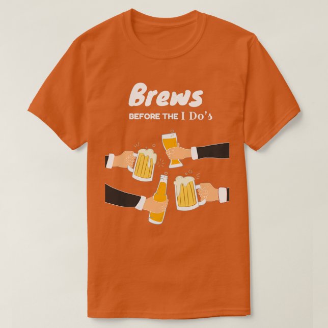 Camiseta Despedida de Solteiro JGA Bachelor Bews (Frente do Design)