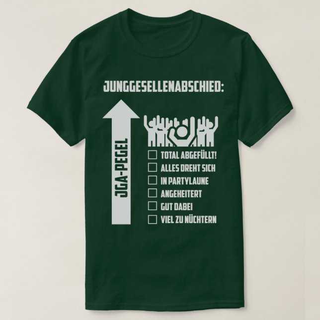 Camiseta Despedida de Solteiro Nível 2 (Frente do Design)