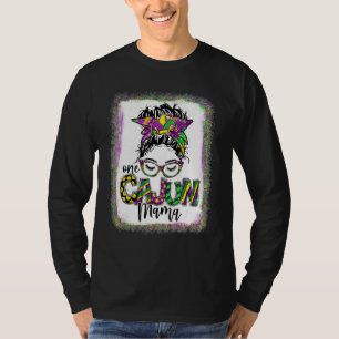 Camiseta Despejada Uma Cajun Mama Mardi Gras Para Mulher Go