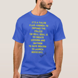 Camiseta Despejar O T-Shirt Da Polícia (4)