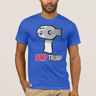 Camiseta Despeje Trump com Papel Higiênico - Anti-Trump -