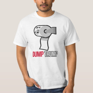 Camiseta Despeje Trump com Papel Higiênico - Anti-Trump -