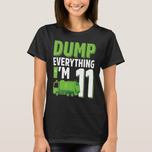 Camiseta Despejo tudo que tenho 11 anos de 11 de caminhão d