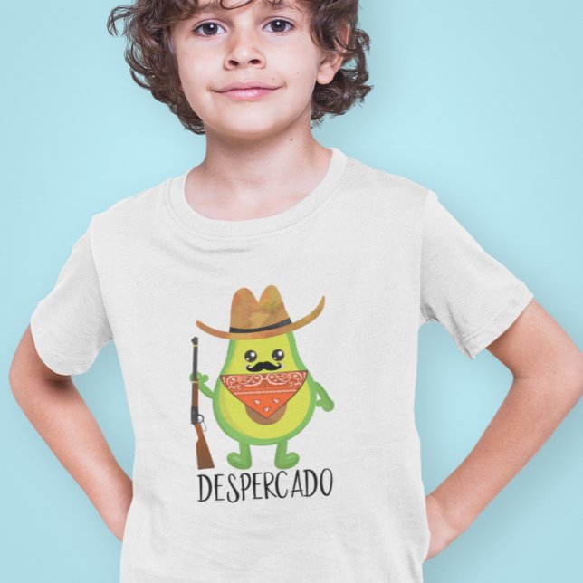 Camiseta Despercado Desperado Caubói Avocado Engraçado (Criador carregado)