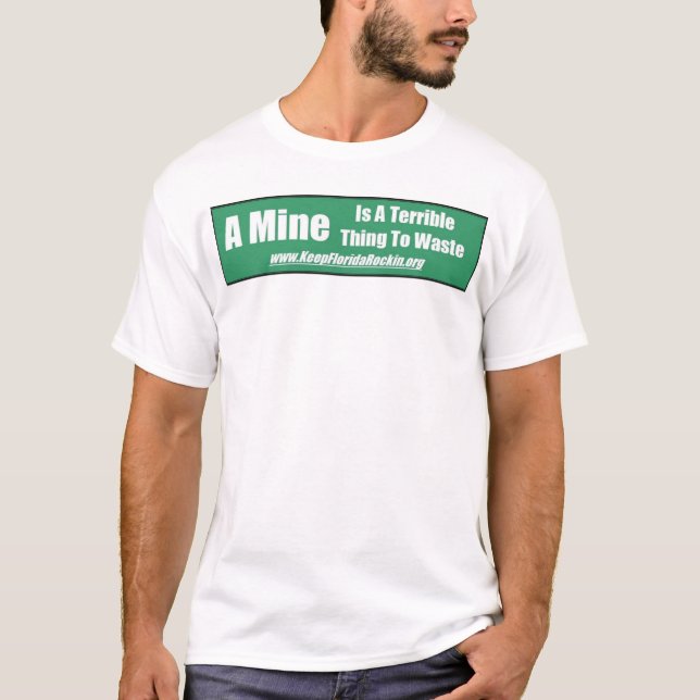 Camiseta Desperdício da mina 2 de KFR (Frente)