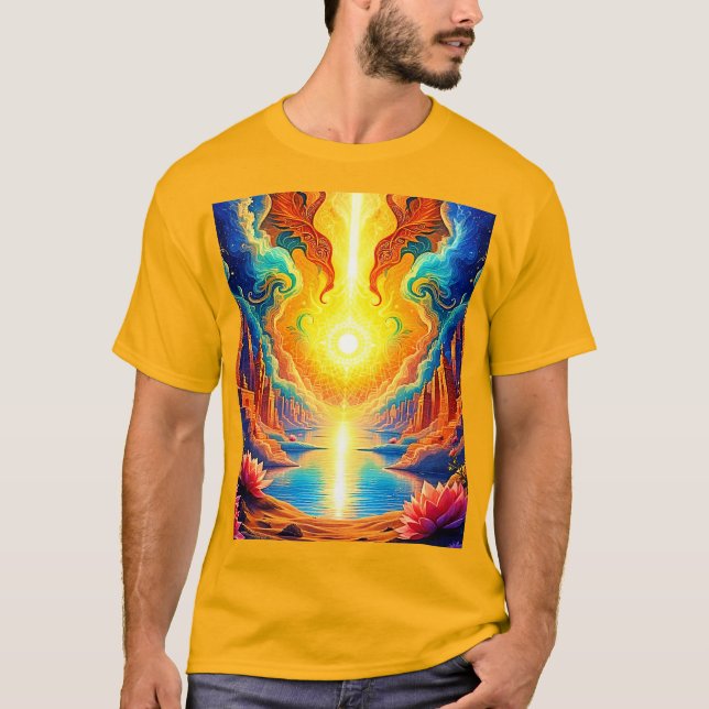 Camiseta Despertar Divino Light City (Frente)