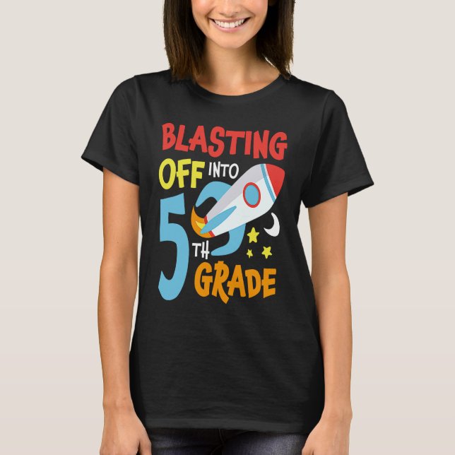 Camiseta Despertar Para 5 De Volta Ao Espaço Escolar R (Frente)