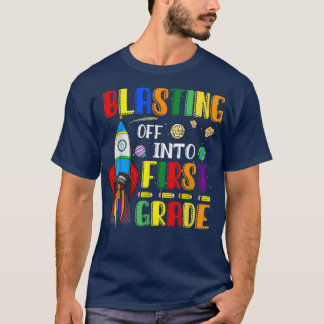 Camiseta Despertar Para A Primeira Série Engraçado De Volta