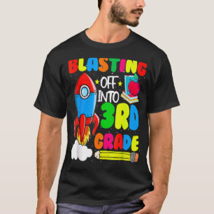 Camiseta Despertar Para O 3º Ano De Volta À Escola Para O 3